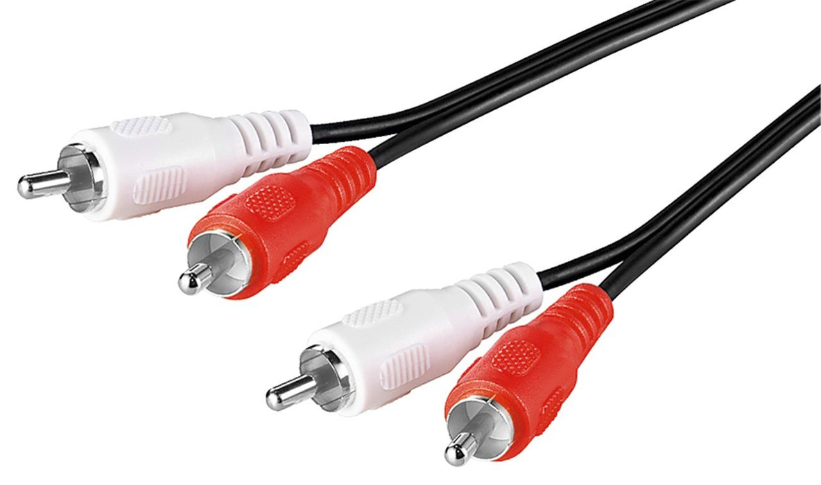 EAN 4040849500305 - Goobay 50030 cable de audio 5 m 2 x RCA Negro imagen 1