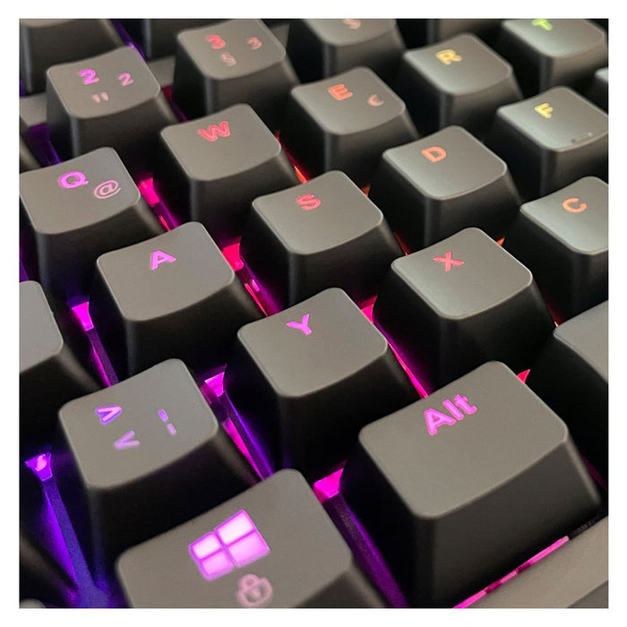 EAN 4260070129933 - LC-Power LC-KEY-MECH-2-RGB-C-W teclado Juego USB + RF Wireless + Bluetooth QWERTZ Alemán Negro imagen 12