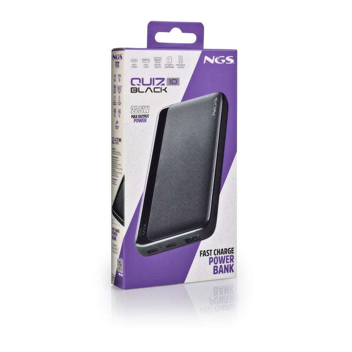 EAN 8435430627398 - NGS QUIZ 10 10000 mAh Negro imagen 4