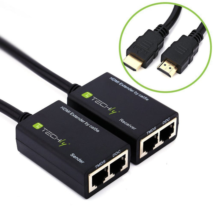 EAN 8057685301153 - Techly IDATA EXT-E30D divisor de video HDMI imagen 1