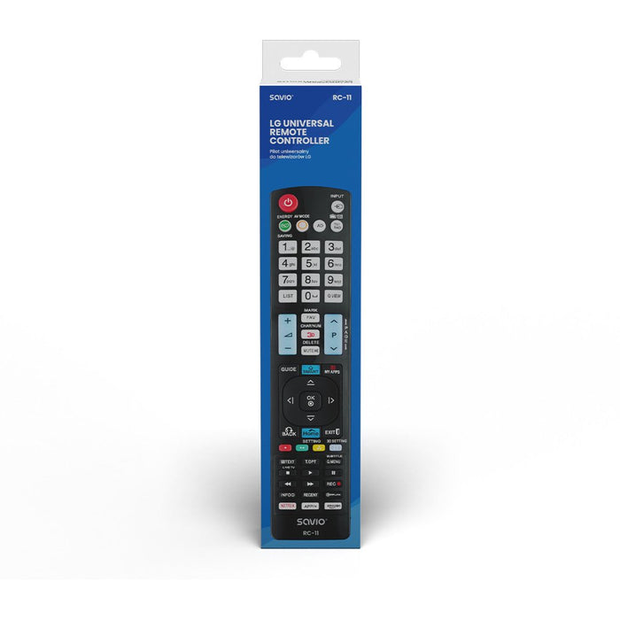 EAN 5901986045083 - Savio RC-11 mando a distancia IR inalámbrico TV Botones imagen 3