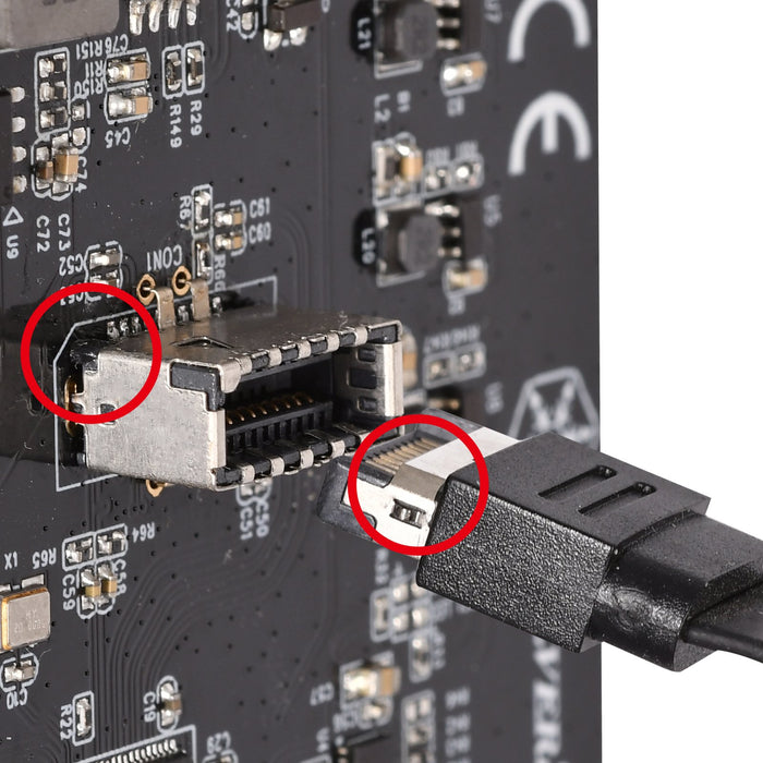 EAN 4710679811444 - Silverstone ECU07 tarjeta y adaptador de interfaz Interno USB 3.2 Gen 2x2 Type-C imagen 10