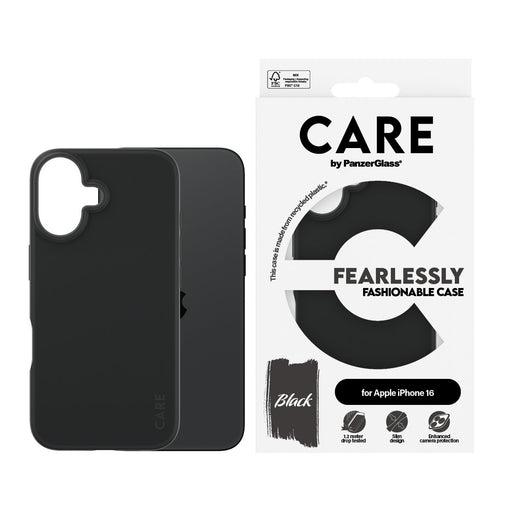 EAN 5715685004599 - PanzerGlass CARE™ by ® Case Black iPhone 16 funda para teléfono móvil Negro imagen 2
