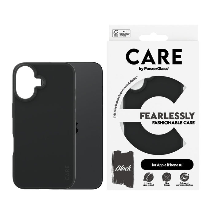 EAN 5715685004599 - PanzerGlass CARE™ by ® Case Black iPhone 16 funda para teléfono móvil Negro imagen 2