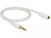 EAN 4043619855773 - DeLOCK 85577 cable de audio 1 m 3,5mm Blanco imagen 2
