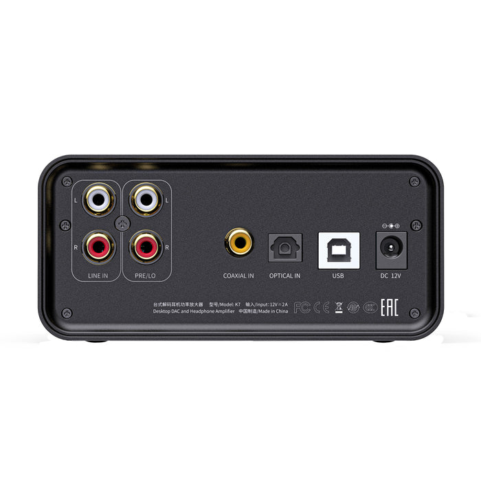 EAN 6953175710424 - FiiO K7 BT amplificador de audio Hogar Negro imagen 2