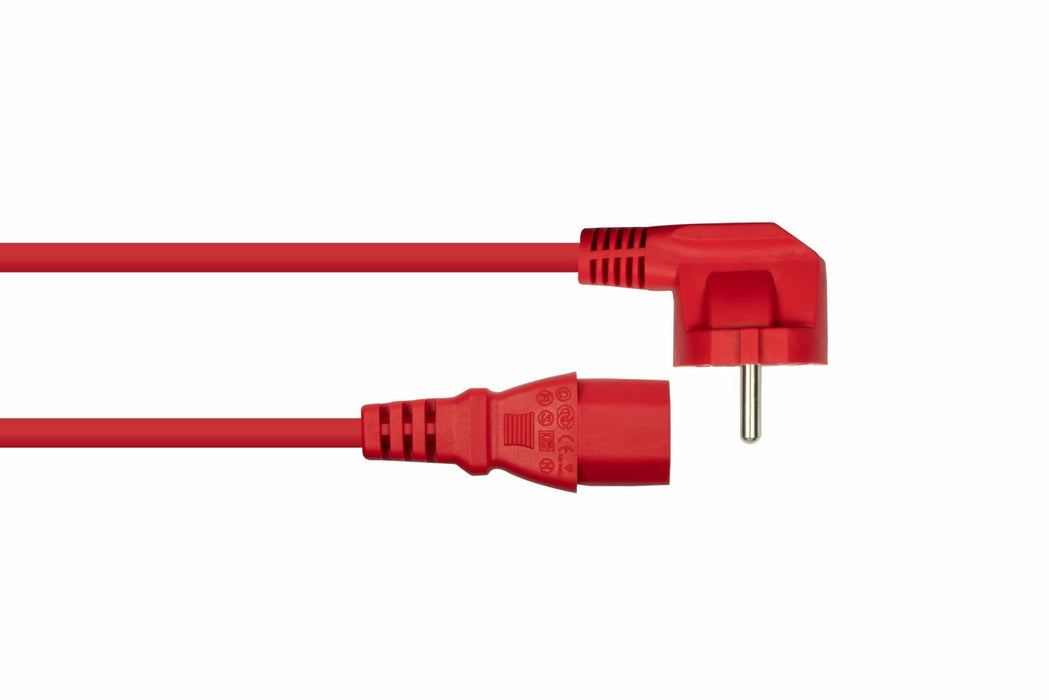 EAN 4066857002341 - Kabelmeister SK0130-R018 cable de transmisión Rojo 1,8 m Enchufe tipo E+F IEC C13 imagen 2