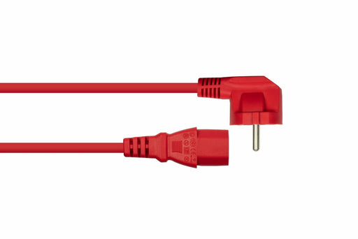EAN 4066857002341 - Kabelmeister SK0130-R018 cable de transmisión Rojo 1,8 m Enchufe tipo E+F IEC C13 imagen 2