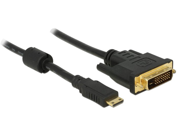 EAN 4043619835829 - DeLOCK 1m mini-HDMI/DVI DVI-D Negro imagen 1