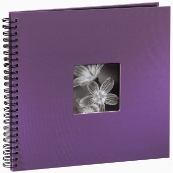 EAN 4007249948717 - Hama "Fine Art" Spiral Album, purple, 34x32/50 álbum de foto y protector Púrpura 10 x 15, 13 x 18 imagen 1