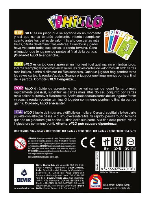 EAN 8436607944010 - Devir BGHILEE juego de tablero 15 min Juego De Cartas Familia imagen 2