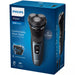 EAN 8720689018555 - Philips 3000 series S3144/00 afeitadora Máquina de afeitar de rotación Recortadora Negro, Azul imagen 2