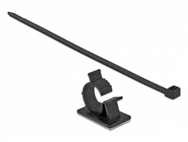 EAN 4043619188826 - DeLOCK 18882 presilla Nylon Negro 10 pieza(s) imagen 1