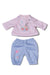 EAN 4001167838815 - BABY born Jogging Suit Rose 36cm Juego de ropita para muñeca imagen 1