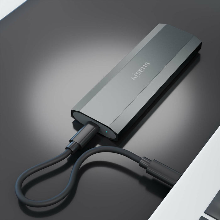 EAN 8436574709902 - AISENS ASM2-029GR caja para disco duro externo Caja externa para unidad de estado sólido (SSD) imagen 4
