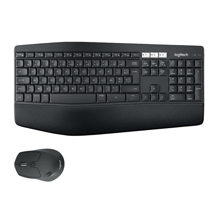 EAN 5099206066861 - Logitech 920-008225 teclado Ratón incluido Universal RF Wireless + Bluetooth AZERTY Belga Negro imagen 2
