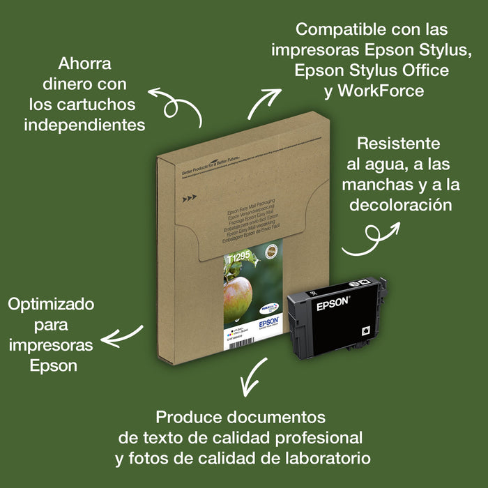 EAN 8715946638836 - Epson Apple T129 cartucho de tinta 1 pieza(s) Original Negro, Cian, Magenta, Amarillo imagen 6
