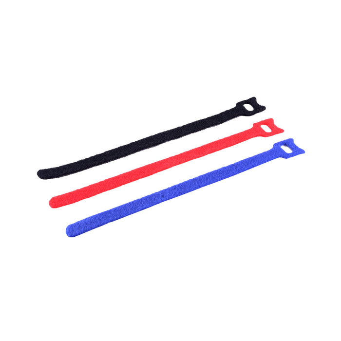 EAN 4017538077240 - S/CONN maximum connectivity 18-10002 presilla Bridas adherentes para cables Velcro Negro, Azul, Rojo 12 p imagen 1