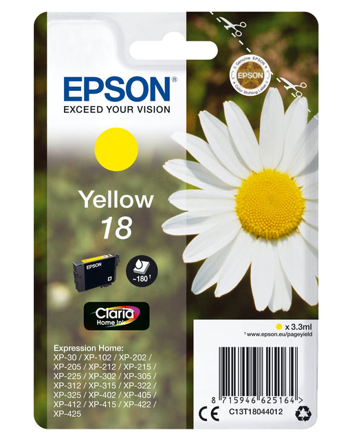 EAN 4058154160510 - Epson Daisy C13T18044012 cartucho de tinta 1 pieza(s) Original Rendimiento estándar imagen 1
