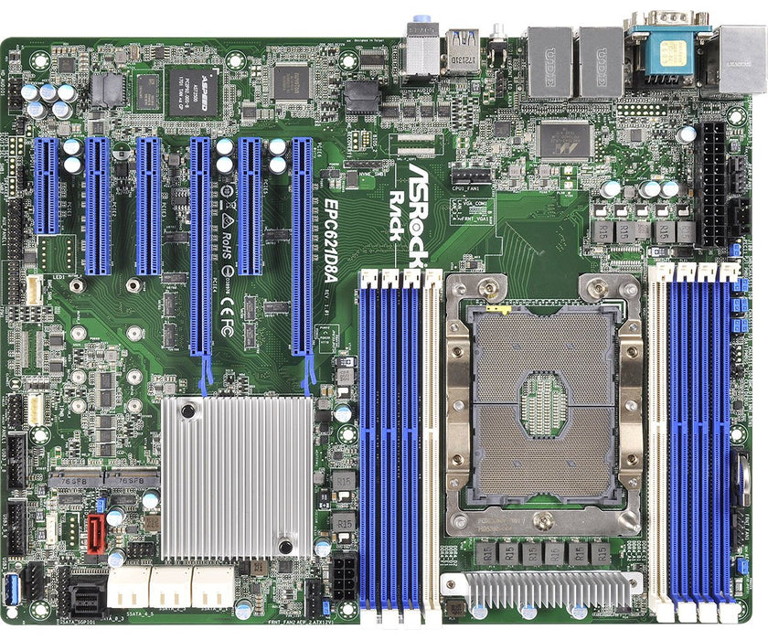 EAN 4717677334579 - Asrock EPC621D8A placa base Intel® C621 LGA 3647 (Socket P) ATX imagen 1