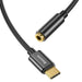EAN 6953156297845 - Baseus CATL54-01 cambiador de género para cable Type-C 3.5mm Negro imagen 2