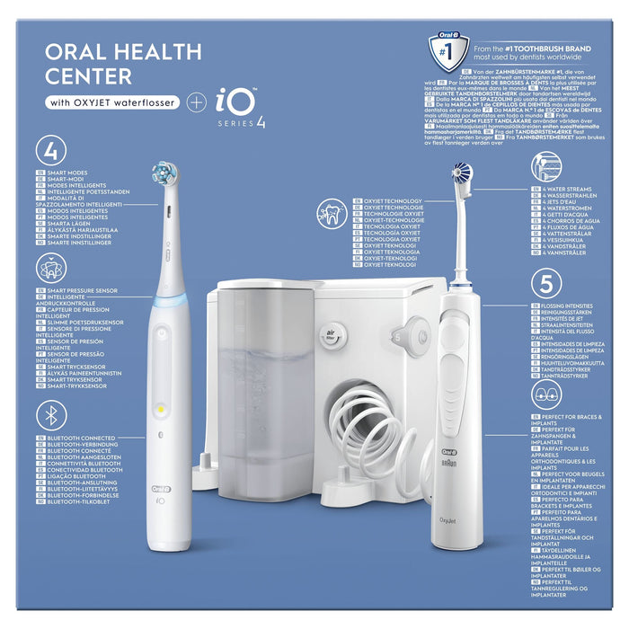 EAN 8006540841068 - Oral-B iO4 & OxyJet Adulto Cepillo dental oscilante Blanco imagen 3