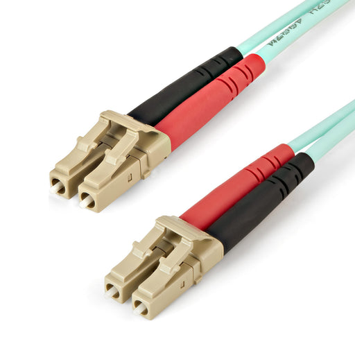 EAN 0065030870818 - StarTech.com 450FBLCLC2 Cable de fibra óptica e InfiniBand Color aguamarina imagen 1