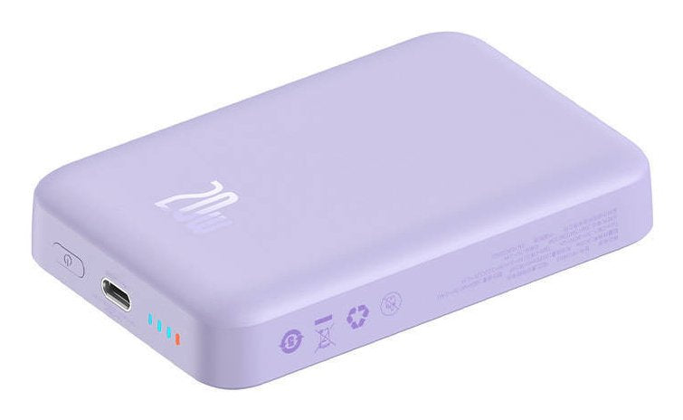 EAN 6932172626099 - Baseus PPCX110105 batería externa Polímero de litio 10000 mAh Cargador inalámbrico Púrpura imagen 5