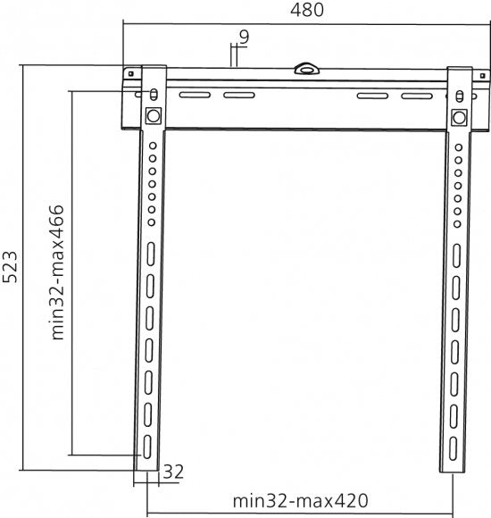 EAN 4015867186725 - Equip 650320 soporte para TV 139,7 cm (55") Negro imagen 4