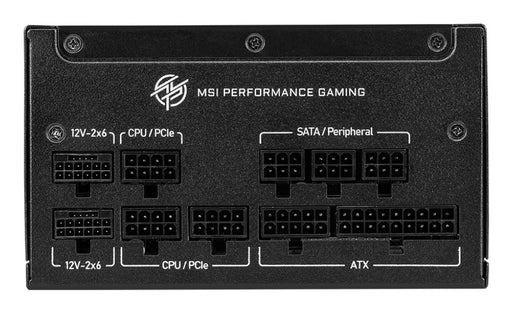 EAN 4711377243780 - MSI MPG A850GS PCIE5 unidad de fuente de alimentación 850 W 24-pin ATX ATX Negro imagen 2