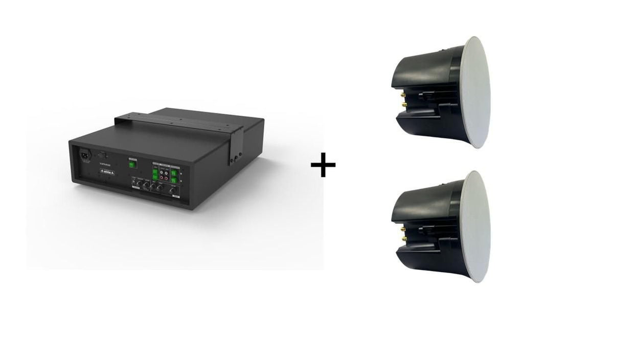 EAN 5715328213456 - Vivolink Audiopack Subwoofer 6.5 40W + 2 x premium ceiling speakers (Limited Bundle Pack Offer) Negro Alá imagen 1