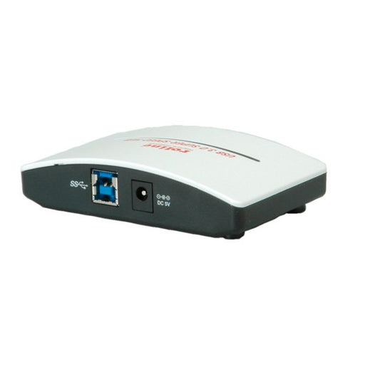 EAN 7611990199914 - ROLINE USB 3.0 Hub "Black & White", 4 Ports, with Power Supply Blanco, Negro imagen 1