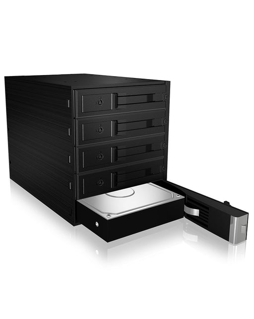 EAN 4250078161417 - ICY BOX IB-565SSK 3x 5,25" Bandeja para disco duro Negro imagen 2
