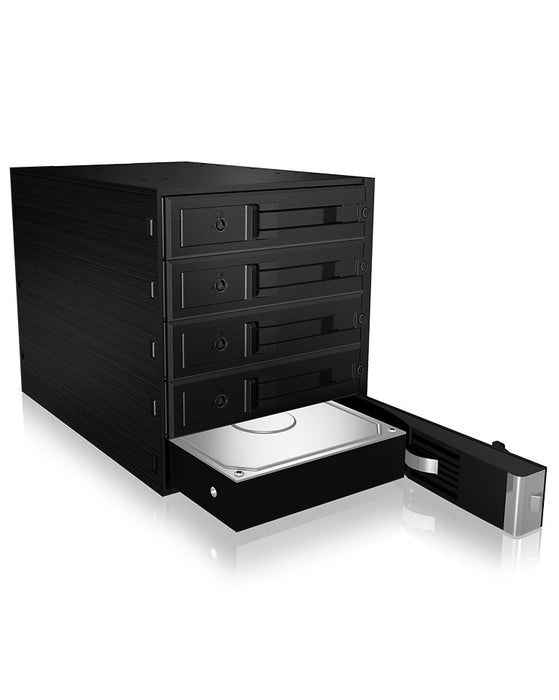EAN 4250078161417 - ICY BOX IB-565SSK 3x 5,25" Bandeja para disco duro Negro imagen 2
