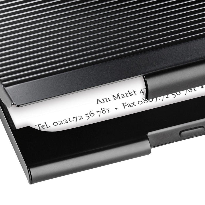 EAN 4004360833694 - Sigel VZ134 acollador de tarjeta Metal Negro imagen 2