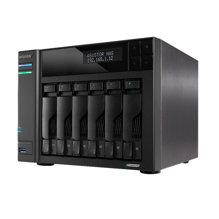 EAN 4710474831753 - Asustor LOCKERSTOR 6 Gen2 NAS Escritorio Intel® Celeron® N5105 8 GB DDR4 Unidad de disco duro ADM Negro imagen 5