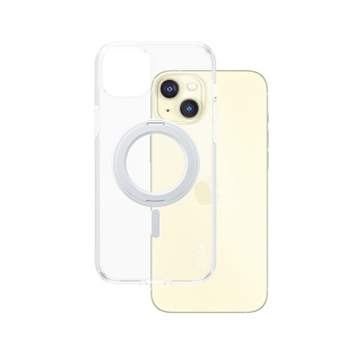 EAN 5715685005510 - PanzerGlass CARE by ® Feature Case Transparent w. Silver Kickstand & MagSafe iPhone 15 Plus funda para te imagen 1