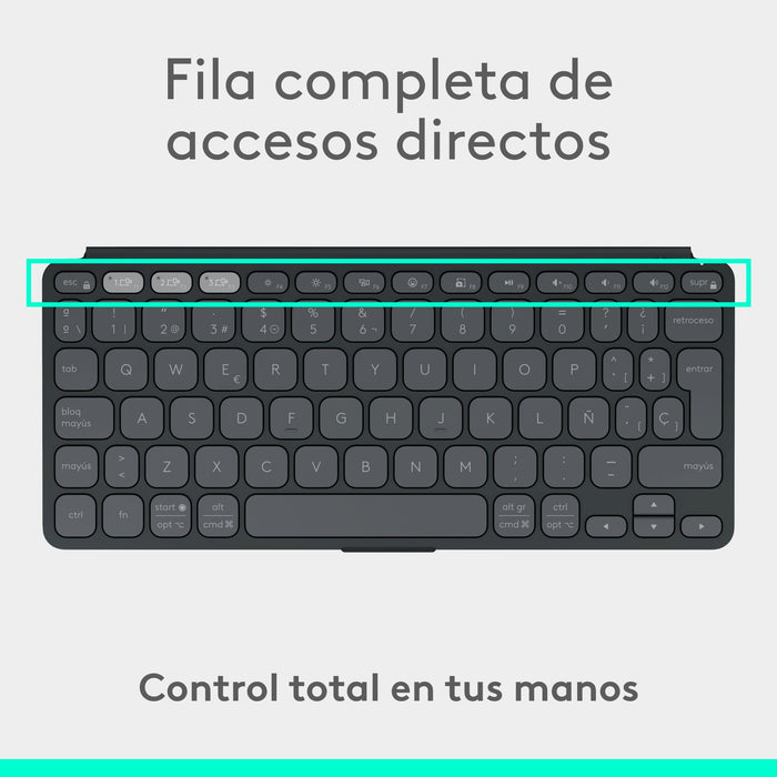 EAN 5099206125773 - Logitech 920-012973 teclado para móvil QWERTY Español Bluetooth Grafito imagen 9