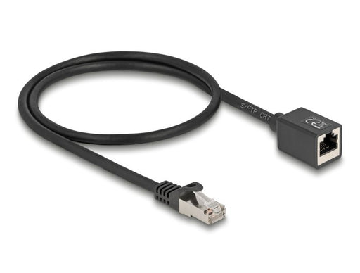 EAN 4043619880522 - DeLOCK 88052 cable de red Negro 0,5 m Cat6a S/FTP (S-STP) imagen 2