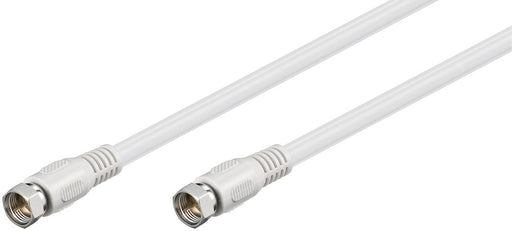 EAN 4040849607240 - Goobay 60724 cable coaxial 0,5 m Tipo F Blanco imagen 2