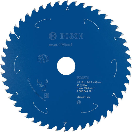 EAN 3165140957519 - Bosch 2 608 644 521 hoja de sierra circular 21,6 cm 1 pieza(s) imagen 1