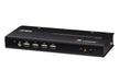 EAN 4710469349874 - ATEN CS742H interruptor KVM Negro imagen 1