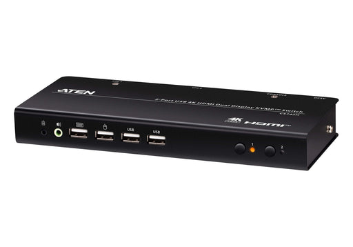 EAN 4710469349874 - ATEN CS742H interruptor KVM Negro imagen 1