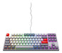 EAN 7340086914536 - CHERRY K4V2 TKL teclado Juego USB QWERTY Inglés de EE. UU. Gris, Gris claro, Rojo imagen 2
