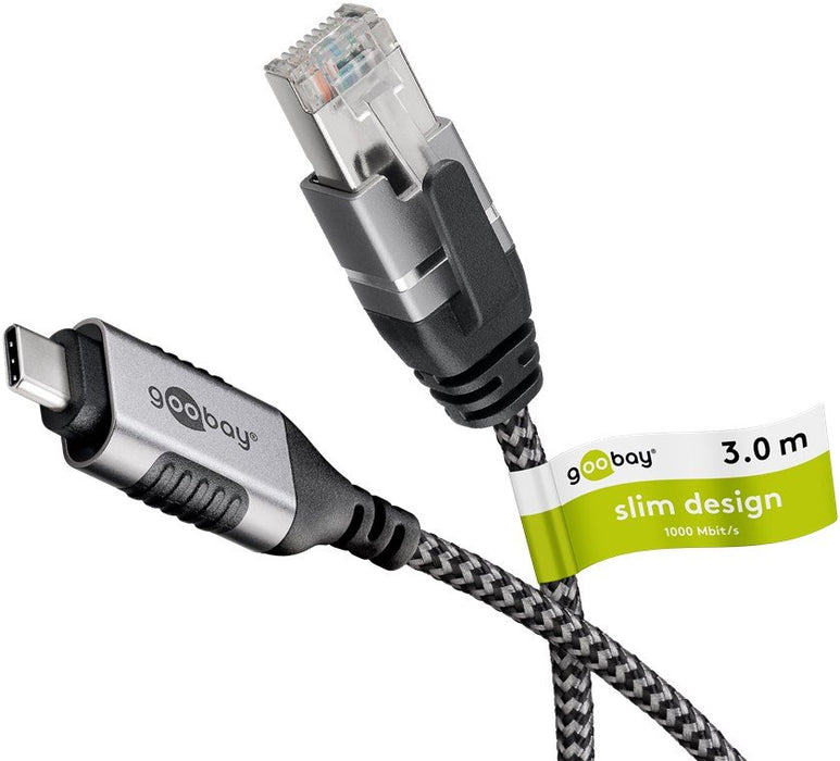 EAN 4040849744044 - Goobay 74404 cambiador de género para cable USB 3.1 type A RJ45 Negro, Plata imagen 12