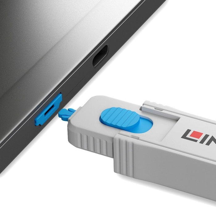 EAN 4002888403207 - Lindy 40320 bloqueador de puerto Bloqueador de puerto + clave HDMI Azul, Gris Acrilonitrilo butadieno est imagen 3