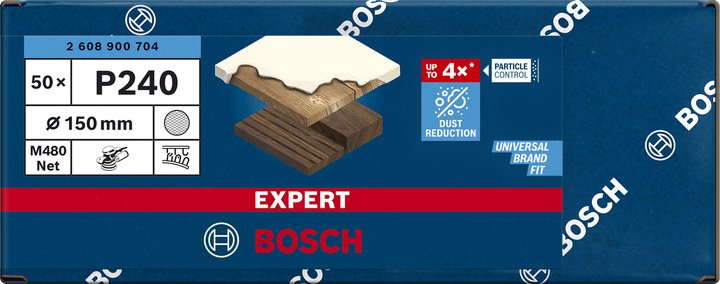 EAN 4059952540429 - Bosch 2 608 900 704 accesorio para lijadora 50 pieza(s) Red para lijado imagen 3
