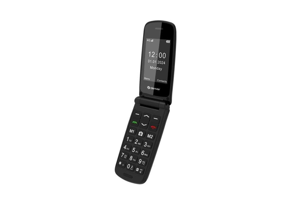 EAN 5706751090912 - Denver BAS-24800L teléfono móvil 6,1 cm (2.4") Negro Teléfono para personas mayores imagen 1