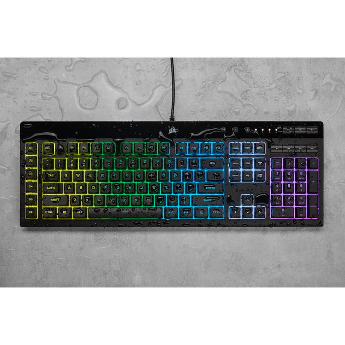 EAN 840006631729 - Corsair K55 RGB PRO teclado Juego USB QWERTZ Alemán Negro imagen 9