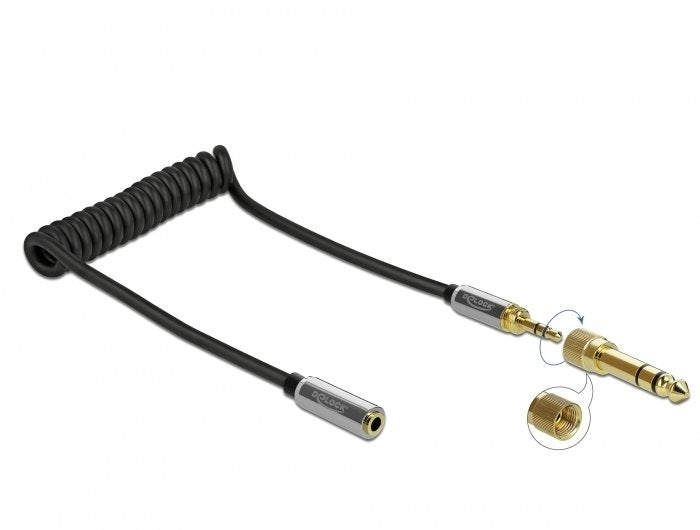 EAN 4043619858316 - DeLOCK 85831 cable de audio 1 m 3,5mm Negro imagen 1